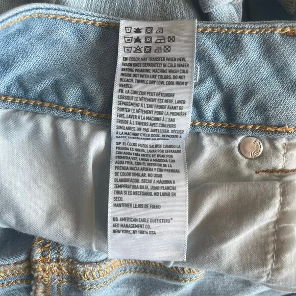 American Eagle Outfitters Light Blue Jean Shorts - Picture 5 of 6